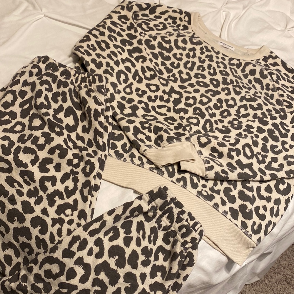 Cheetah Print Loungewear Matching Set - Picture 1 of 8